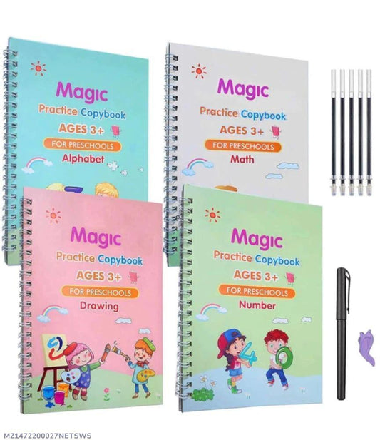 Snack Magic Tracing Workbook 4Pcs Set